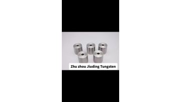 Tungsten alloy rod with hole