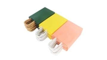 Portable kraft paper bag high-grade custom simple shopping fresh custom logo1