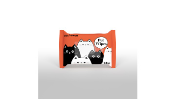 Pet wipes with 10 sheets