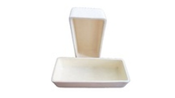 70 mm Alumina Ceramic Rectangular Crucible Boat - Refractory Ceramic Product1