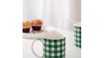 Introducing the Chic Elegance of Green Plaid Coffe