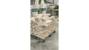 Solid Wood Storage Rack Parts Shaping