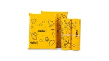 Yellow Carton Custom Plastic Packaging Poly Mailer Bags Shipping Packaging Bags Shipping Bags For Clothing Custom Logo1