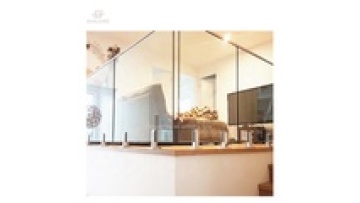 Stair Railing Tempered Curved Glass Balustrade Prices for Sale1