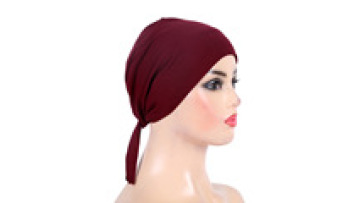 Factory Wholesale Islamic Muslim Cotton Jersey Stretch Underscarf Hijab Caps Modal Cotton Underscarf1