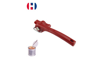 Stainless steel can opener Kitchen can opener Hand rubber and plastic single handle can opener HOZ Kitchenware Household Product1