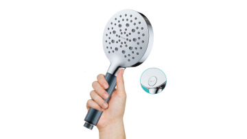 PE Filter ABS Bathroom Hand Shower with Back Button Select1