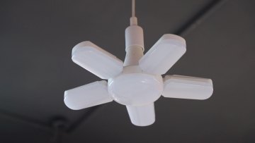 Motion Sensor Angle Adjustable Garage Light  5 Leave E26 LED High Bay Light For Warehouse Gym Fitness Room workshop1