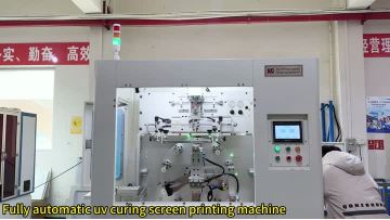 Bottle caps automatic screen printing equipment