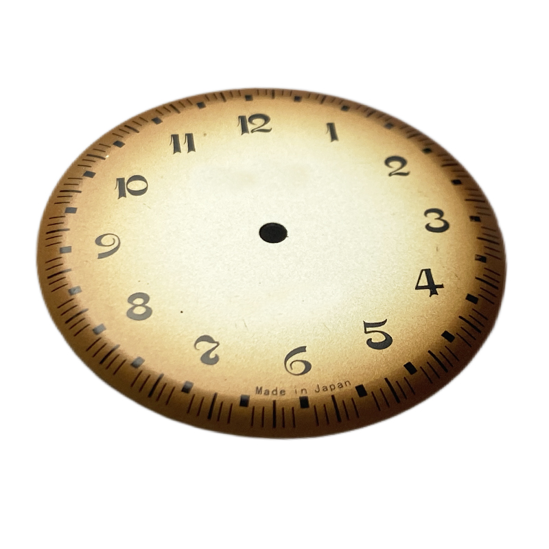 bent watch dial 