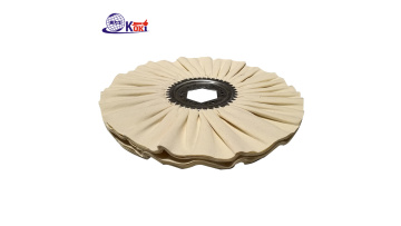 white cloth air way buffing wheel