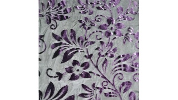 Super soft knitted flower fabric velvet burnout fabric for clothing/sofa/home textile fabric1