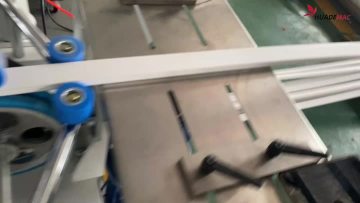 PUR hot glue laminator for UPVC window frame and p