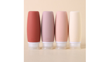 New Color Custom Collapsible Squeeze Cosmetic 100ML Silicone Lotion Shampoo Bottle Travel Bottle Set1