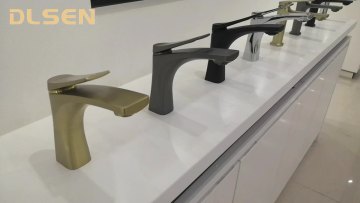 New Popular Gun Metal Grey Smart Basin Tap Mixer Sink Water Faucets Taps for Hotel and Apartment1