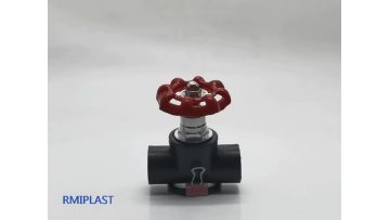 PE stop valve