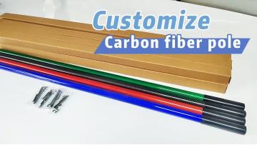 customized carbon fiber pole