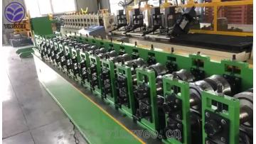 Door frame forming machine