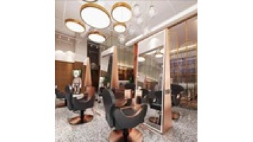 Barber shop low price  Single double-sided Explosion proof lenses floor hairdressing led makeup beauty salon mirror1