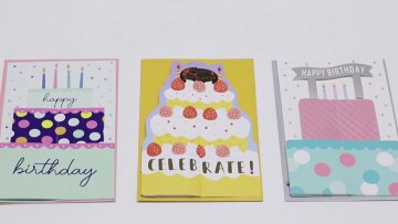 Custom Print Personalised Handmade Children Birthday Cake 3D Pop Up Happy Birthday Greeting Cards for Kids1