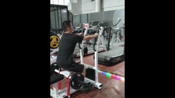 Standing hip thrust machine