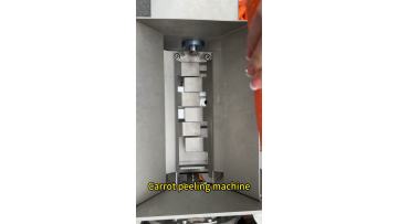 Carrot peeling machine