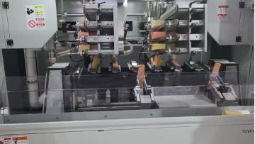 Machine for automatic processing of brushes