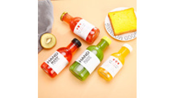 Wholesale high quality New 500ml thick transparent glass fruit juice custom wine vodka bottle1