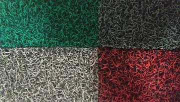 Spike Backing PVC Car Floor Mat Roll / PVC Spaghetti Mat Carpet1