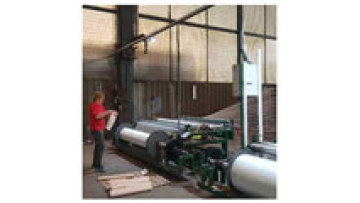 China Manufacture Double Beaming Fiberglass Warping Machine with Creels1