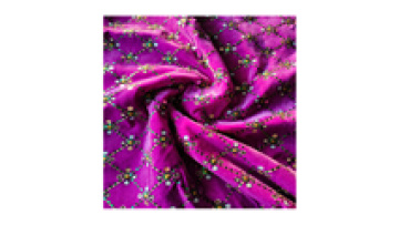 2024 hot multicolor velvet embroidery latest sequin glitter moroccan dress fabric style1