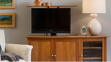 DIY Big size full motion tv wall mount cabinet lifter electric stand up bed for 32-70 inches TV1