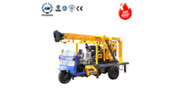 High Efficiency HW160S Tricycle Hydraulic Drill Rig1