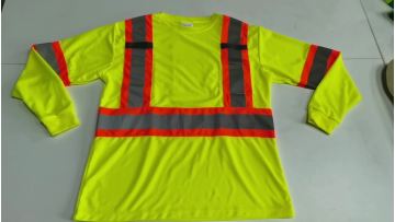 FONIRRA Dry Fit high visibility custom logo green hi vis safety shirt reflective work shirts1