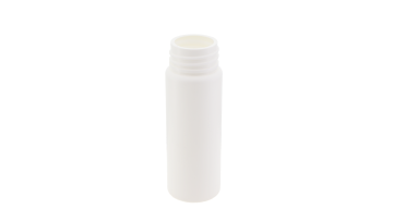 70ml White HDPE Cylinder Bottle With 30mm Neck