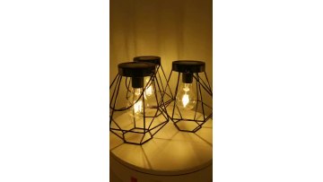 3 IN 1 Led Solar Hanging Portable Outdoor Table Lantern Night Metal bulb Light1