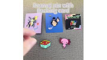 Custom enamel pin badge