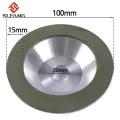 4"/100mm Diamond Grinding Wheel Cup Cutting Disc For Milling Cutter Tool Sharpener Grinder Accessory 1Pc