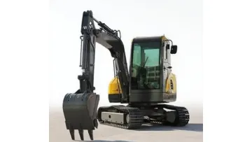 Free Shipping CE/OEM Certification-3.7t Heavy Duty Hydraulic Small Backhoe Crawler Excavator Garden Mini Home Farm Construction Mini Excavator1