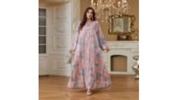 Muslim Women Party Dress Embroidery Abaya Dresses Jalabiya Sequins Vestidos Arab Long Robe Ramadan Morocco Dubai Eid Kaftan1
