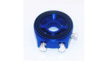 High Precision Custom CNC Machining Aluminum Adapter Oil Filter Cooler Sandwich Plate1