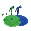 New Thermal Magic Garden Water Hose Flexible Hose Extendable Garden Hose Reel Truck Water Connector Blue Green 25-75FT