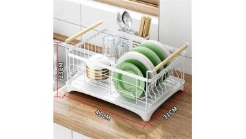 201 stainless steel+baking paint dish rack