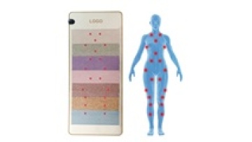 Korea pemf infrared healing stone crystal chakra mattress amethyst rainbow mat 80*190cm with CE1