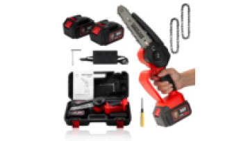 6 Inch 21V Portable Handheld Mini Chainsaw Cordless Electric Chainsaw With 2 Lithium Battery Power Tools Chain Saw1