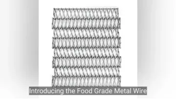 Food Grade Metal Wire Mesh Conveyor Belts Stainless Steel Mesh Belt for Food Industry1