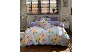 cotton printing bedding set