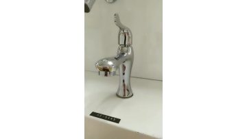Brass Chrome Single Lever Single Cold Pillar Taps