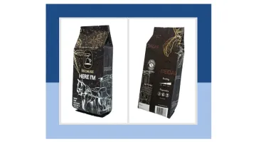 Aluminum Foil Coffee Bean Back Sealed Bag Powder Packaging Flat Bottom Pouch Coffee Bags with Valve1