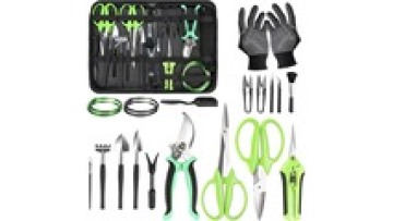 21 Pcs Gardening hand Tools Set bonsai tool set kit Garden Pruning Shears set Gardening Gifts for Women1